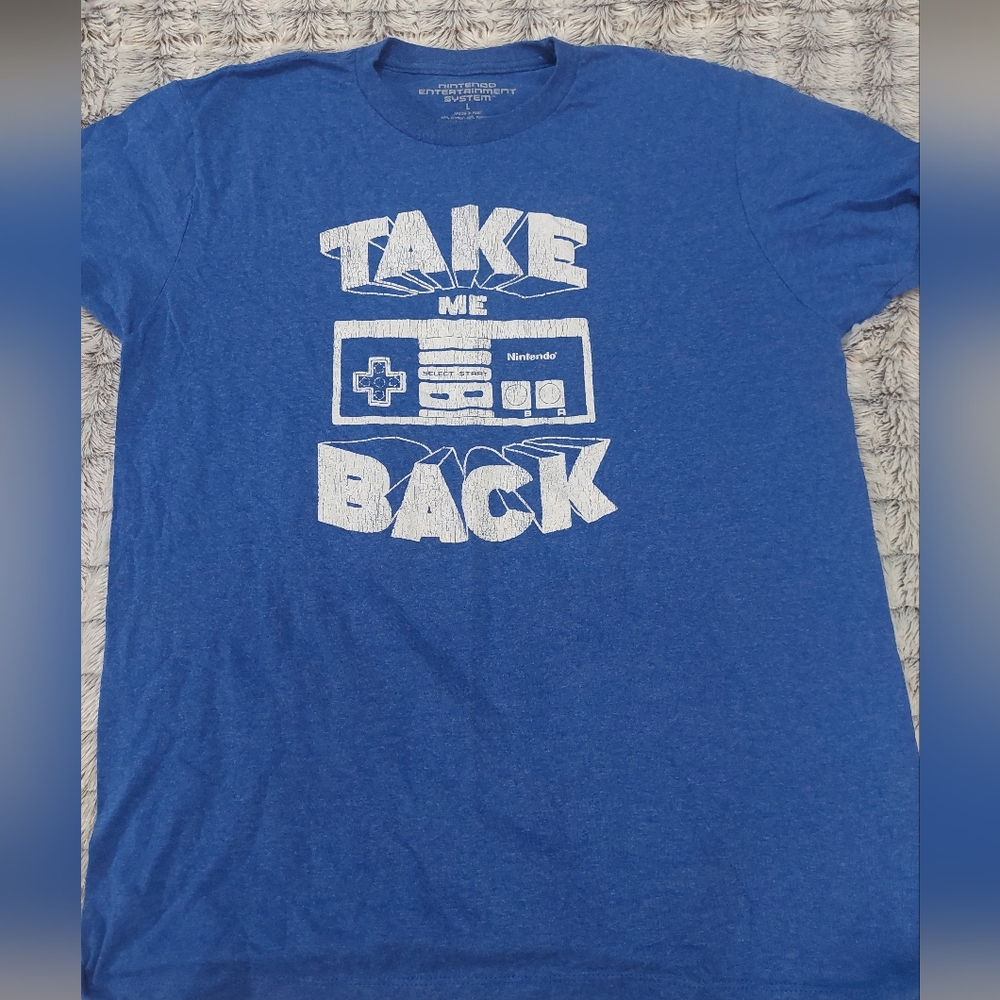 Mens‎ gamer shirt large Nintendo